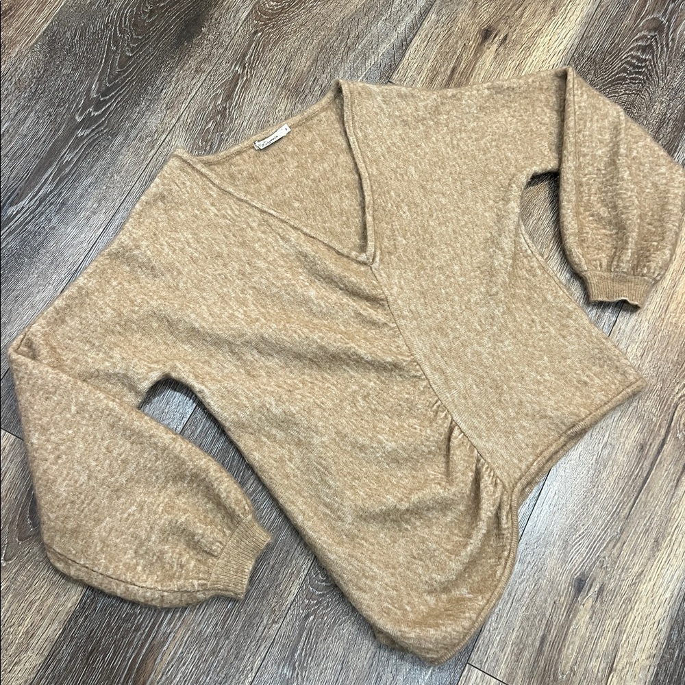 MES DEMOISELLES Paris Asymmetrical Meridien Alpaca & Wool Blend Sweater ๐ฆ 4-6 US - Picture 7 of 15